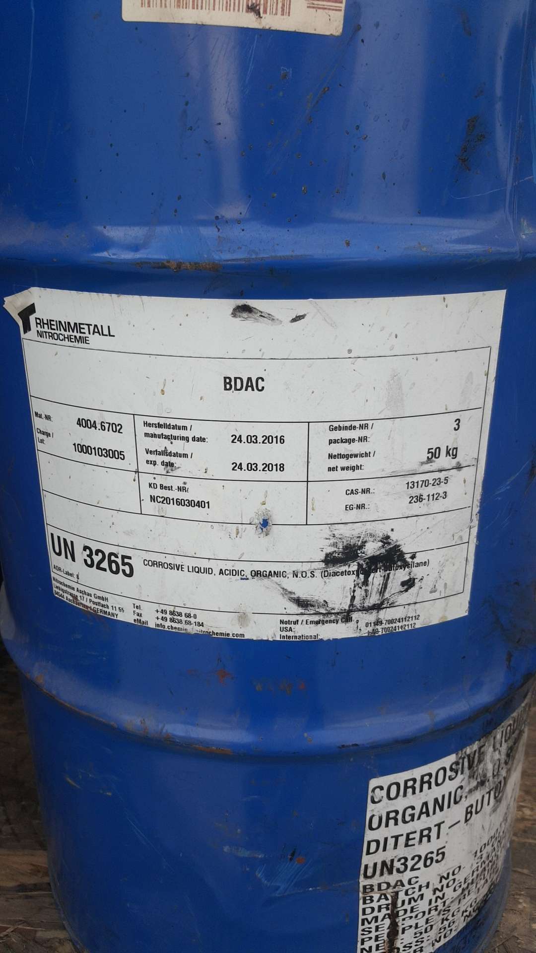 BDAC 二叔丁氧基二乙酰氧基硅烷 交聯劑 NITROCHEMIE硝化集團 原裝進口 廠價直銷
